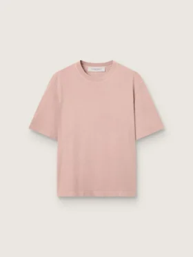 Chemise rose poudré avec logo inversé dans le dos - Jersey Capsule