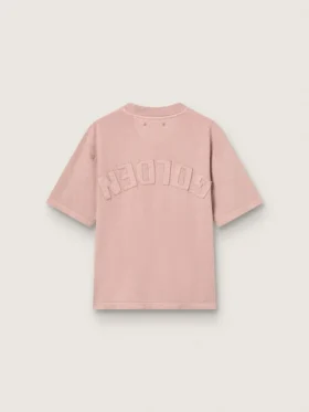 Chemise rose poudré avec logo inversé dans le dos – Jersey Capsule