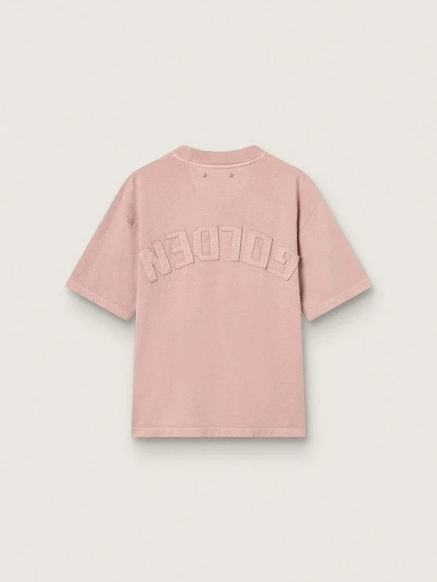Chemise rose poudré avec logo inversé dans le dos - Jersey Capsule