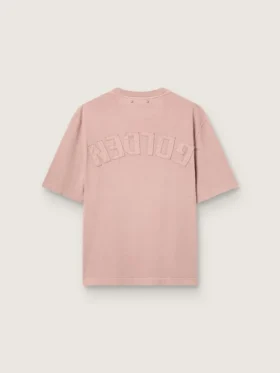 Chemise rose poudré avec logo inversé dans le dos – Jersey Capsule