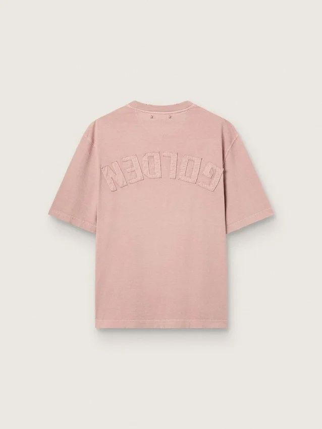 Chemise rose poudré avec logo inversé dans le dos - Jersey Capsule