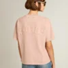 Chemise rose poudré avec logo inversé dans le dos - Jersey Capsule