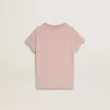 Chemise rose pour fille avec imprimé blanc