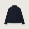 Chemise unisexe Journey en toile de coton bleue avec logo brodé