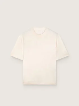 Chemise unisexe Star en coton blanc vintage avec imprimé noir dans le dos