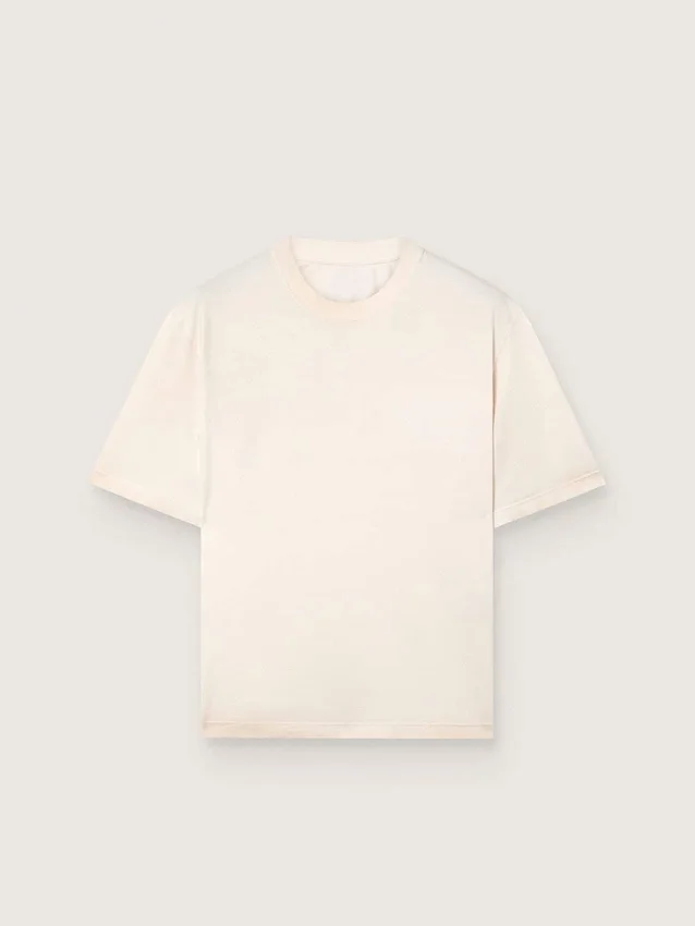 Chemise unisexe Star en coton blanc vintage avec imprimé noir dans le dos