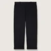 Chino noir en coton pour homme