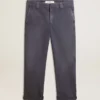 Chino pour homme bleu à l'effet usé