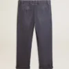 Chino pour homme bleu à l'effet usé