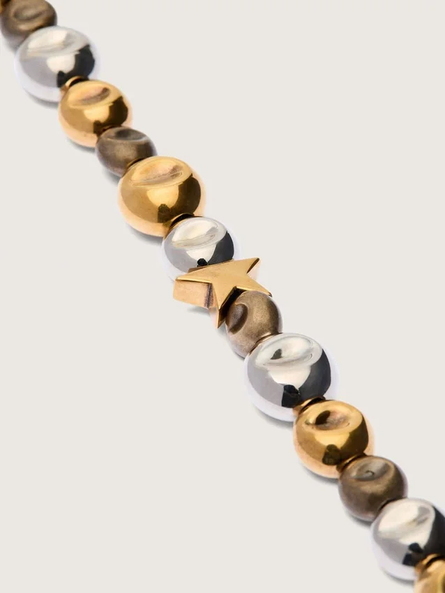 Collier ras-du-cou en ruban noir avec clous