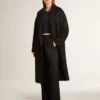 Court sweat-shirt en coton pour femme avec des cristaux sur le devant