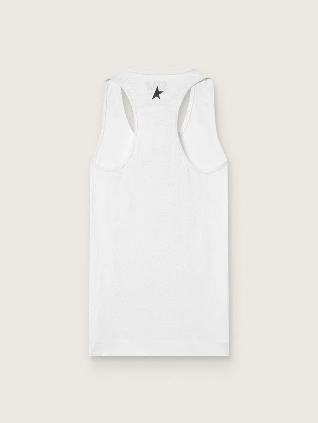 Débardeur de sport blanc pour femme