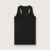 Débardeur de sport noir pour femme