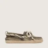 Espadrilles Cruise pour homme en toile vert militaire avec lacets de randonnée blancs