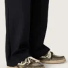 Espadrilles Cruise pour homme en toile vert militaire avec lacets de randonnée blancs