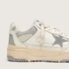 Forty2 pour homme avec étoile grise et languette de talon en cuir blanc