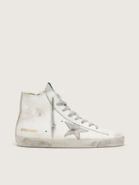 Francy pour femme en cuir avec étoile en daim
