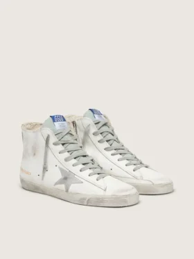 Francy pour femme en cuir avec étoile en daim