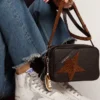 Francy pour femme en cuir avec étoile en daim