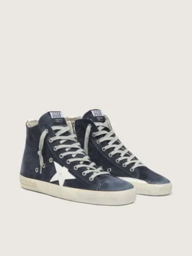 Francy pour homme en cuir avec étoile et languette de talon en cuir