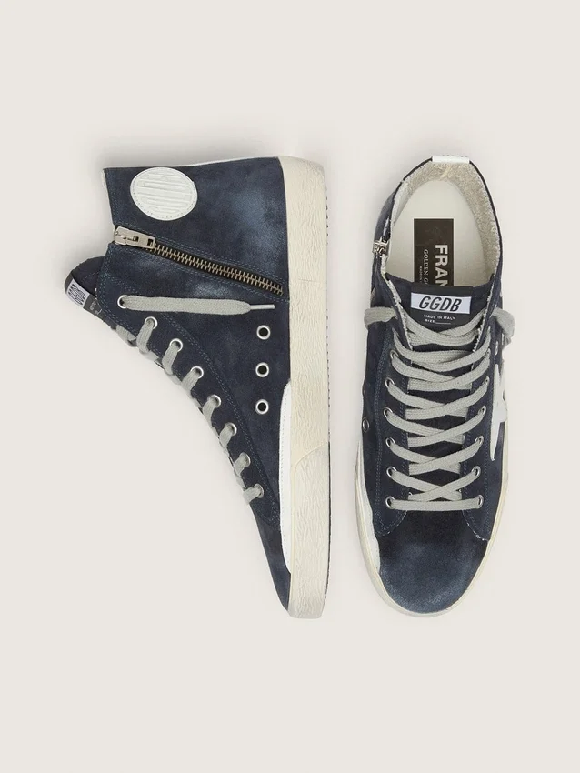 Francy pour homme en cuir avec étoile et languette de talon en cuir