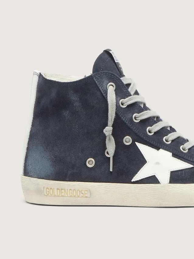Francy pour homme en cuir avec étoile et languette de talon en cuir