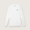 Haut de sport blanc à manches longues pour homme