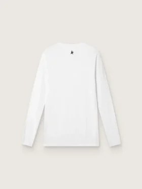 Haut de sport blanc à manches longues pour homme