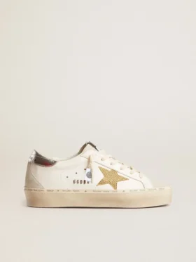 Hi Star avec étoile en cristal Swarovski et languette de talon en cuir argenté