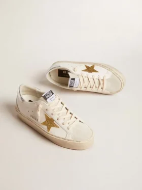 Hi Star avec étoile en cristal Swarovski et languette de talon en cuir argenté