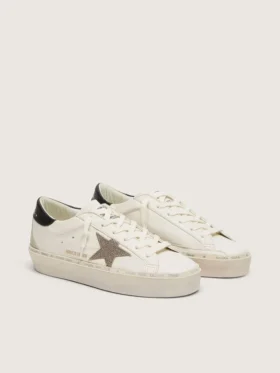 Hi Star avec étoile en cristal Swarovski et languette de talon en cuir noir