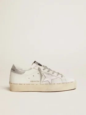 Hi Star pour femme avec étoile et talon argent métallisé
