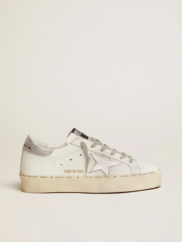 Hi Star pour femme avec étoile et talon argent métallisé
