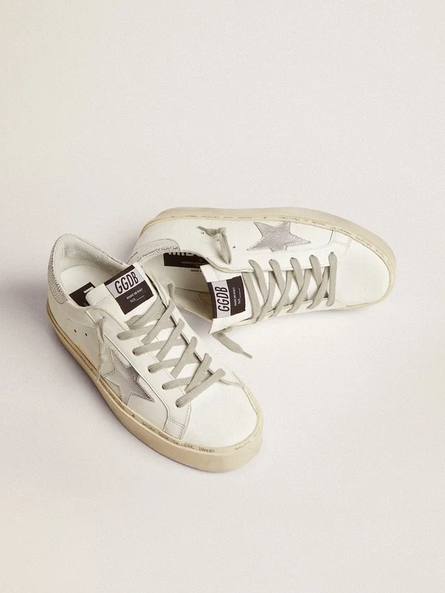 Hi Star pour femme avec étoile et talon argent métallisé