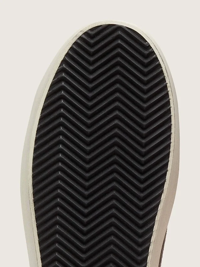 Hi Star pour femme en daim gris foncé avec étoile vert aqua