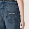 Jean bootcut pour filles « Journey » en denim bleu avec strass dégradés