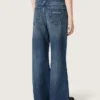 Jean bootcut pour filles « Journey » en denim bleu avec strass dégradés