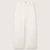 Jean boyfriend pour femme Golden en denim « bull » blanc optique