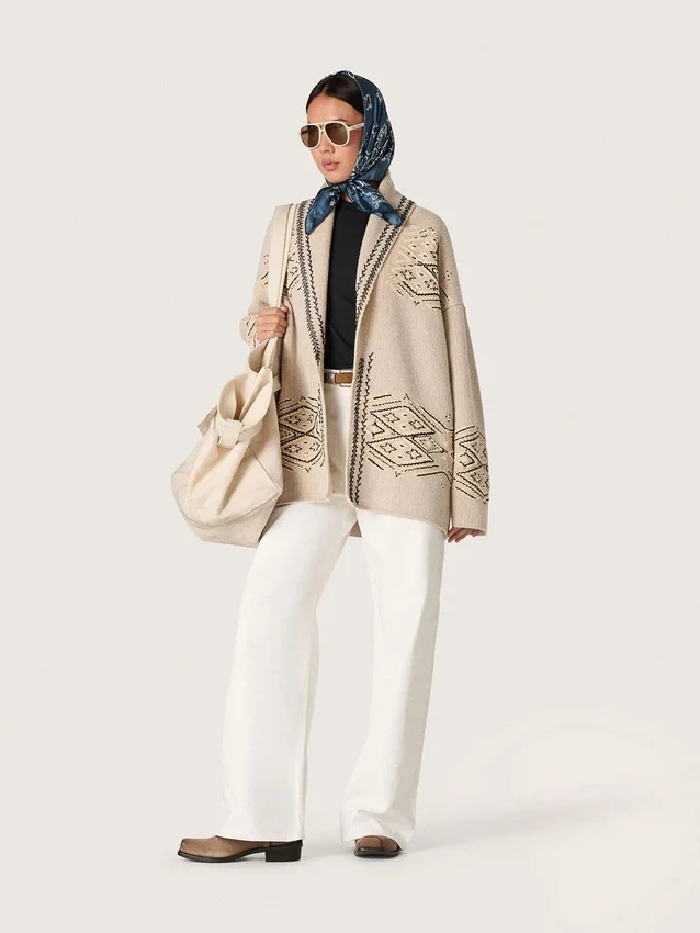 Jean boyfriend pour femme Golden en denim « bull » blanc optique