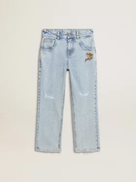 Jean en denim clair pour garçons