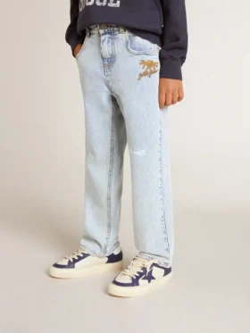 Jean en denim clair pour garçons