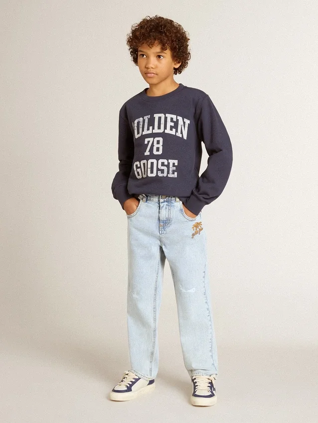 Jean en denim clair pour garçons
