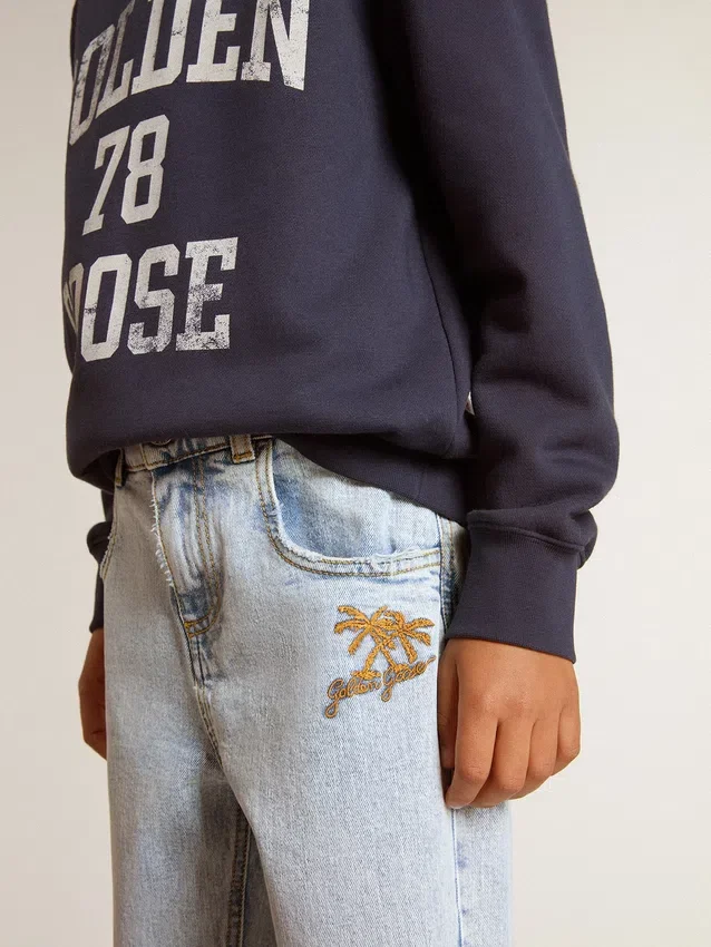 Jean en denim clair pour garçons