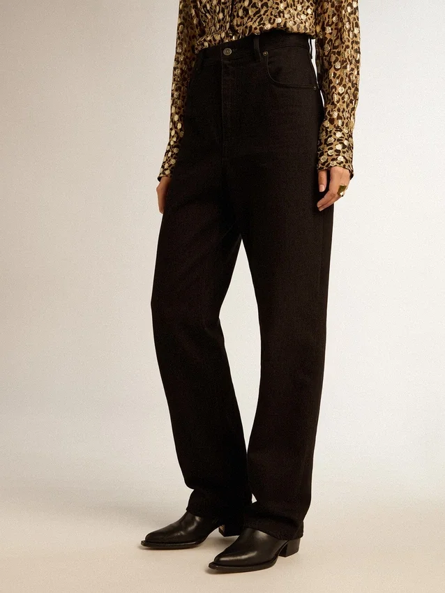 Jean noir pour femme