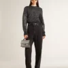 Jean noir pour femme