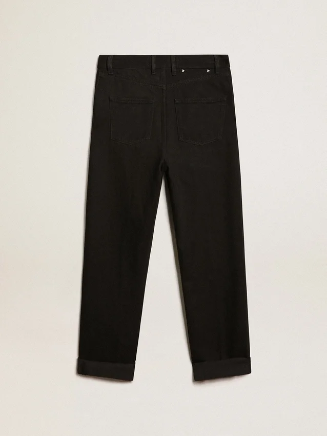 Jean noir pour femme