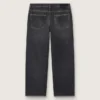 Jean noir pour homme à effet délavé