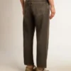 Jean noir pour homme à effet délavé