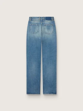 Jean pour femme au délavage moyen