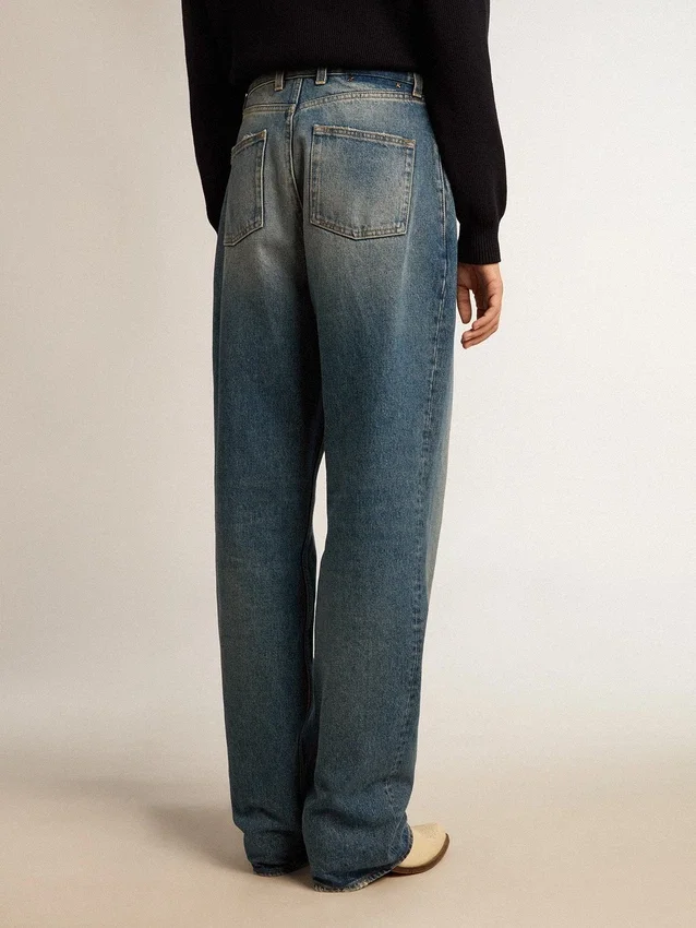 Jean pour femme au délavage moyen